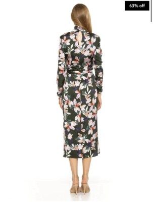 alexia admor mock neck satin midi dress Alexia Admor Tie Mock Neck Satin Midi Brooklyn Dress in a red/burgundy  color 12 is available for purchase on au PAY Market - Imported Goods Online  Store Co.Ltd