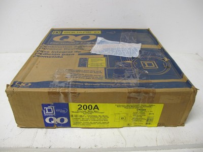 New Square D Cm0s Qo Main Meter Socket 0 Amp 1 240 8 Ring Rainproof 3r Ebay