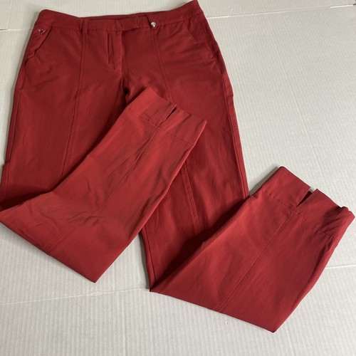 GOLFINO Water Repellent Trousers Red Size US 6 / Small - Picture 12 of 12