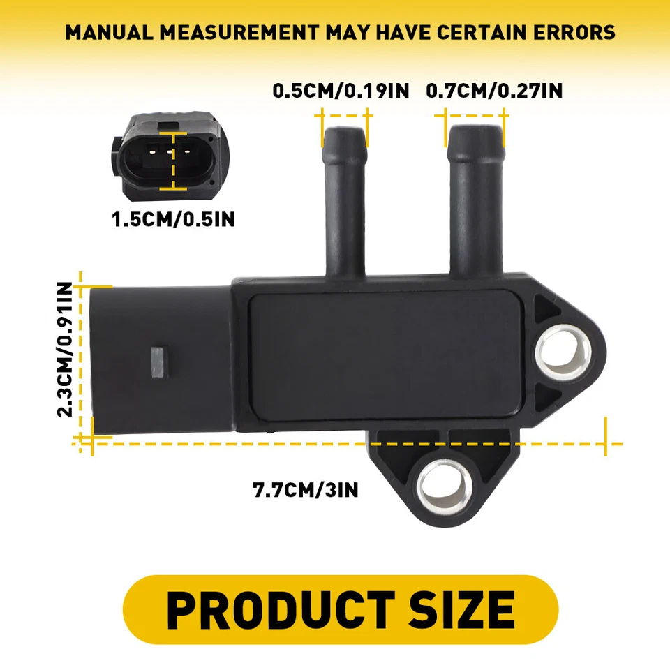 DPF EXHAUST PRESSURE SENSOR 22627AA500 For SUBARU 1.8 2.0 2.2 2.5 3.2 2009-2020 - Image 4 of 4