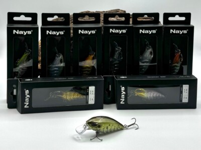 Nays CRNK 65 SR 6,5cm 12,4g Crankbait Hardbait Wobbler Deep Runner 10 Farben