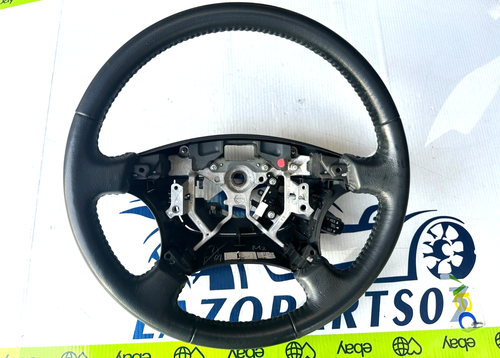 2003-2009 TOYOTA 4RUNNER STEERING WHEEL BLACK LEATHER OEM