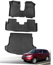 Car Floor Mats for Honda CRV 2007-2011 LX/EX/EX-L with CR-V Trunk Mat  All