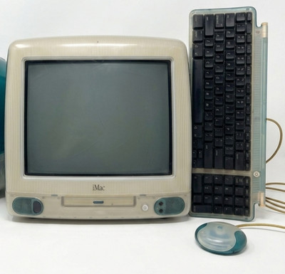 IMac G3 キーボード付き 1998 Apple iMac G3 Bondi Blue M4984 + Original Keyboard & Mouse