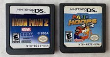 Iron Man 2 & Mario Hoops 3 on 3 Nintendo DS Games