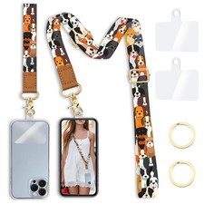 Phone Lanyard Crossbody Strap Wrist Neck Adjustable Women Dog