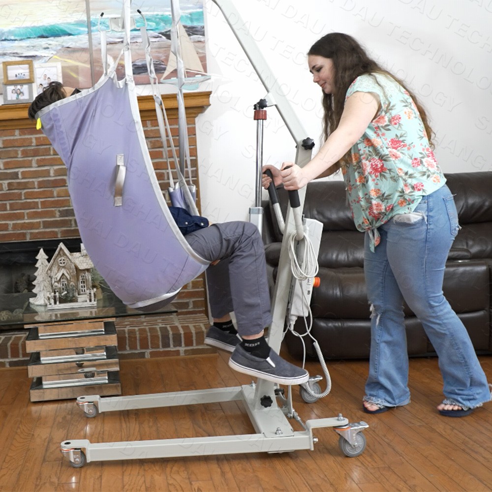 Upgrade Foldable Electric Patient Lift, Medical Transfer 400 LBS