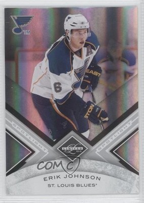 2010-11 Limited Silver Spotlight 33/49 Erik Johnson #20 0m0