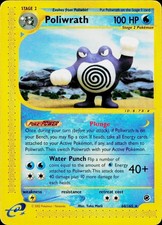 Poliwrath 60/165 Rare Expedition Base Set Pokemon LP