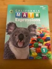 Student Activity Book, Volume 2 Softcover Grade 1 Math Expressions Calif