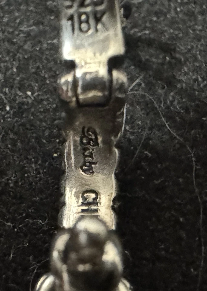 Colgante/potenciador libélula con acento 925 y 18k Barbara Bixby citrino y topacio   Foto 2 de 4