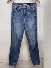 Good American Good Legs Women's Skinny Jeans in Medium Blue Wash Sz 00/24
