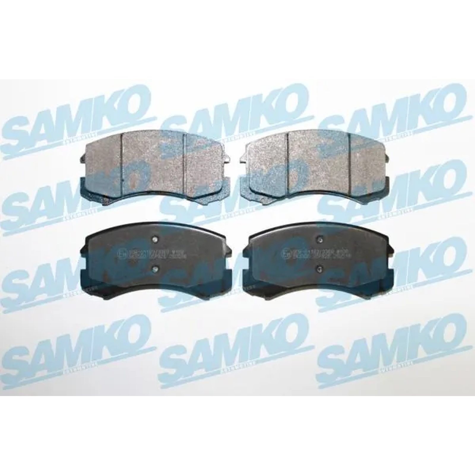 1x ORIGINAL® SAMKO Bremsbelagsatz, Scheibenbremse Vorne für Mitsubishi LANCER