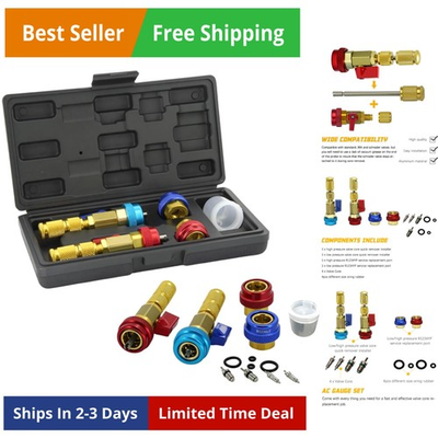 #ad R134A R1234YF Air Condithoning Valve Core Remover Tool for High Low Pressure ... $57.52
