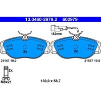 ATE 13.0460-2979.2 Bremsbelagsatz, Scheibenbremse