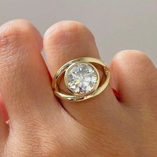 RARE 3.50 Ct Certified Round White Diamond So...