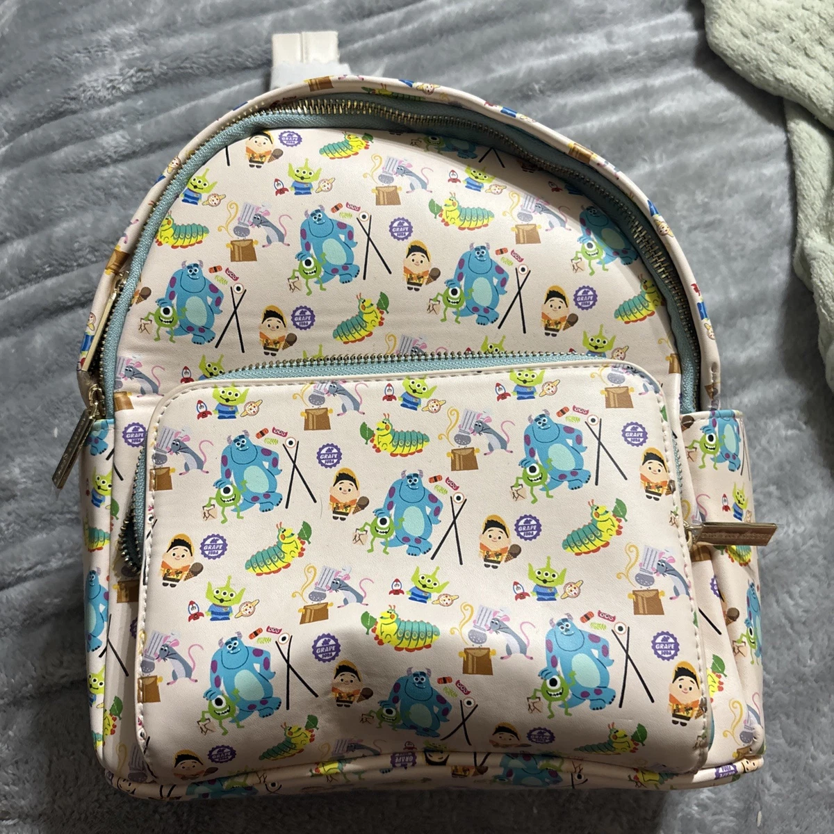Danielle Nicole Black Backpack with Green Snake Applique Danielle Nicole Backpacks for Women for sale | eBay main image 2