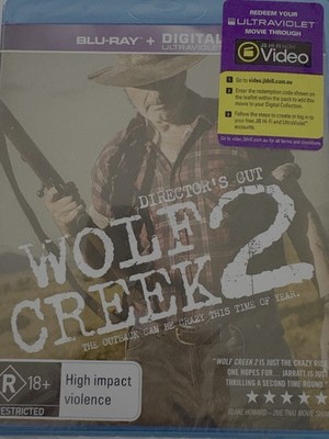 WOLF CREEK 2: Director's Cut (2013) - BLURAY John Jarratt BRAND NEW!