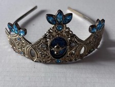 Disney s Jasmine Metal Tiara With Turquoise Stones Headband Dress-up Cosplay