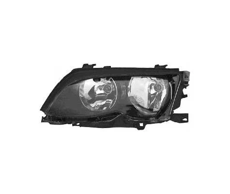 Phare avant gauche fond noir pour BMW E46 à partir de 09/2001-> - Photo 1/1