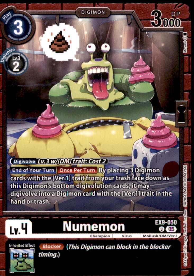 Digimon - Numemon EX9-050 U - Normal - Versus Monsters | eBay