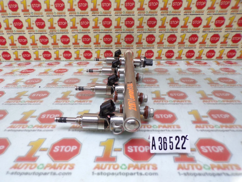 Chevrolet Camaro 2016-2020 riel de combustible con juego de inyectores 12662571 OEM Foto 4 de 4