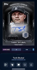 DIGITAL TOPPS BUNT Tarik Skubal AWARD WINNERS 25 SUPER RARE SIGNATURE Read