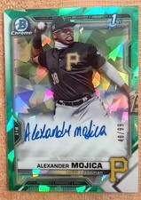 2021 Bowman Chrome 1st Alexander Mojica #CPA-AM Green Atomic Refractor Auto /99