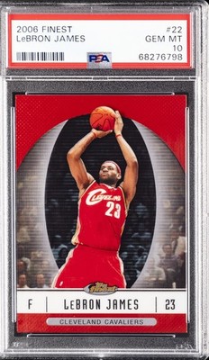 2006 FINEST #22 LEBRON JAMES PSA 10 | eBay