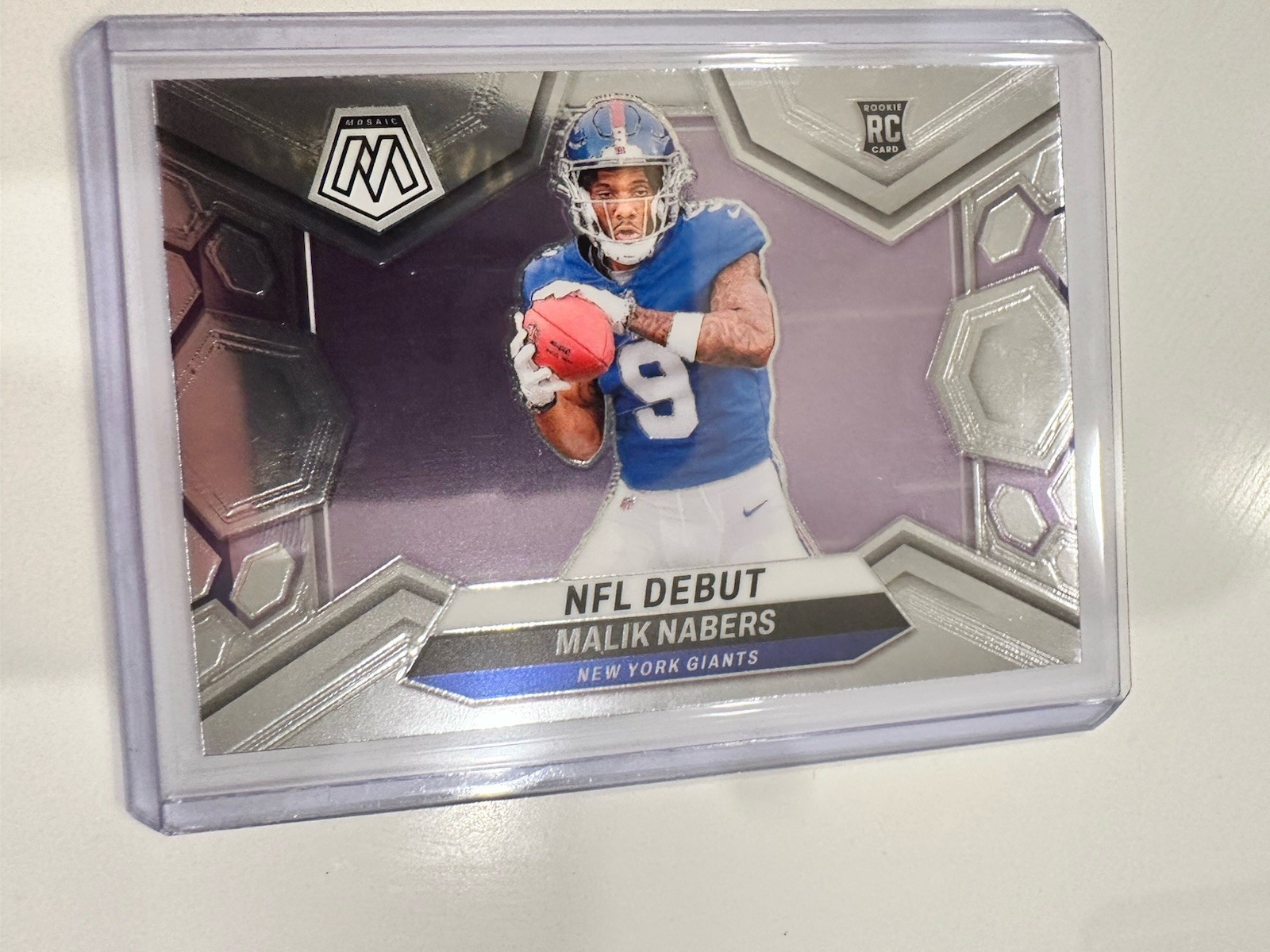 Malik Nabers 2024 Panini Mosaic Football Rookie NFL Debut RC #284