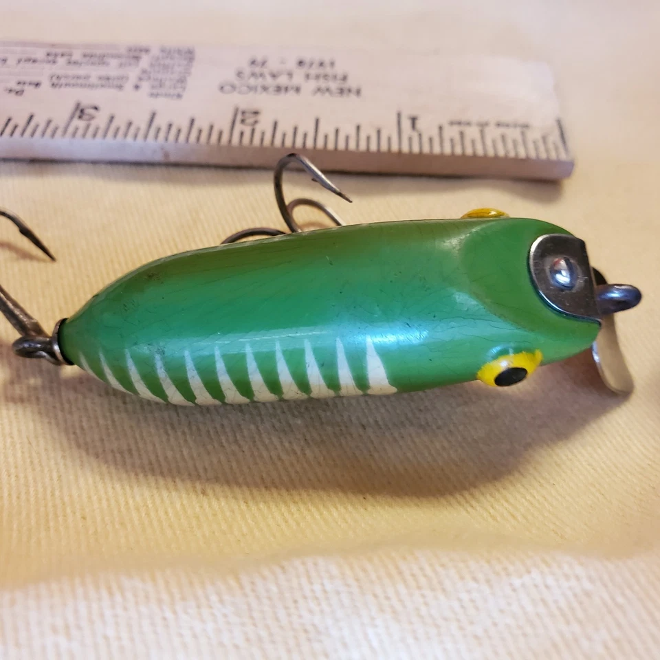 Señuelo de pesca vintage Reinhart Jinx 2 1/4" Heddon Bomber Creek Chub Storm RARO Foto 3 de 4