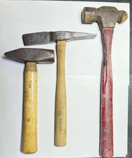 3 Blacksmith Hammers Used 