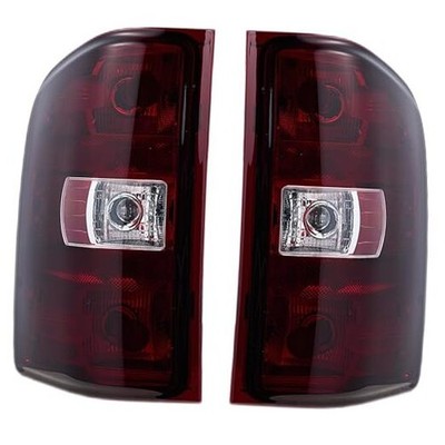 Tail Lights Include Bulbs and Wiring Harness Red Smoked Lens-1 Pair(Left+Right)