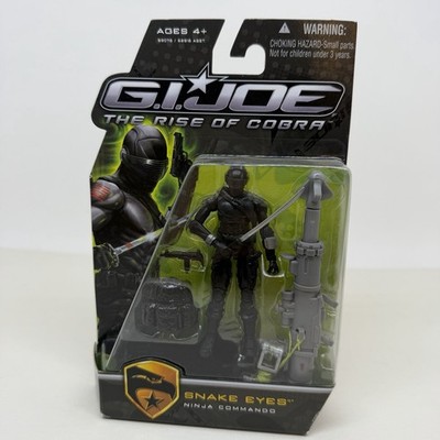 New Hasbro G.I. Joe the Rise of Cobra: Snake Eyes Ninja Commando 2008