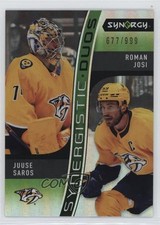 2023 Synergy Synergistic Duos Star-Star /999 Juuse Saros Roman Josi #SD-12 z6b
