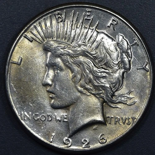 1926-S $1 PEACE SILVER DOLLAR KM# 150 Grade:  AU++ A6055