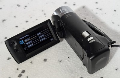 Sony Handycam HDR-CX240E HD Camcorder 54x Zoom Zeiss gebraucht