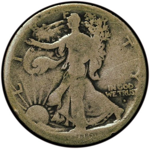 1916-D Liberty Walking Good Condition