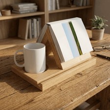 2 in 1 Book Stand Reading Desk Holder Tilt Holder Bookstand With Cup Holder UK
