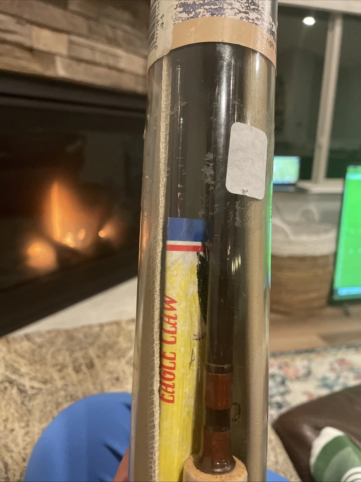 Винтажное графитовое нахлыстовое удилище Eagle Claw 7 футов 6 дюймов Trailmaster ZL11 - Изображение 4 из 4