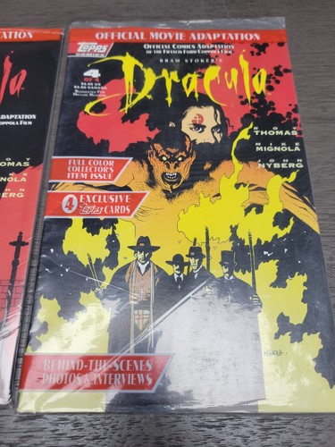 Drácula #1 #4. Cómics de Topps. Juego de 2 fogones Bram Drácula sellados - Imagen 7 de 23