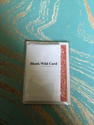 Blank Wild Card   Make Blank Playing Cards Turn Into Normal Cards - Magic Trick