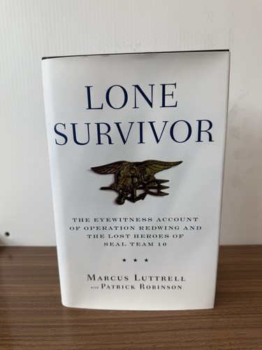 Marcus Luttrell Signed Autographed Book Lone Survivor Navy Seal Hard Cover