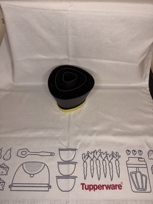 TUPPERWARE D168 GRIFF-FIX SCHWARZ GRÜN STÄNDER FÜR GRIFFBEREIT KÜCHENHELFER