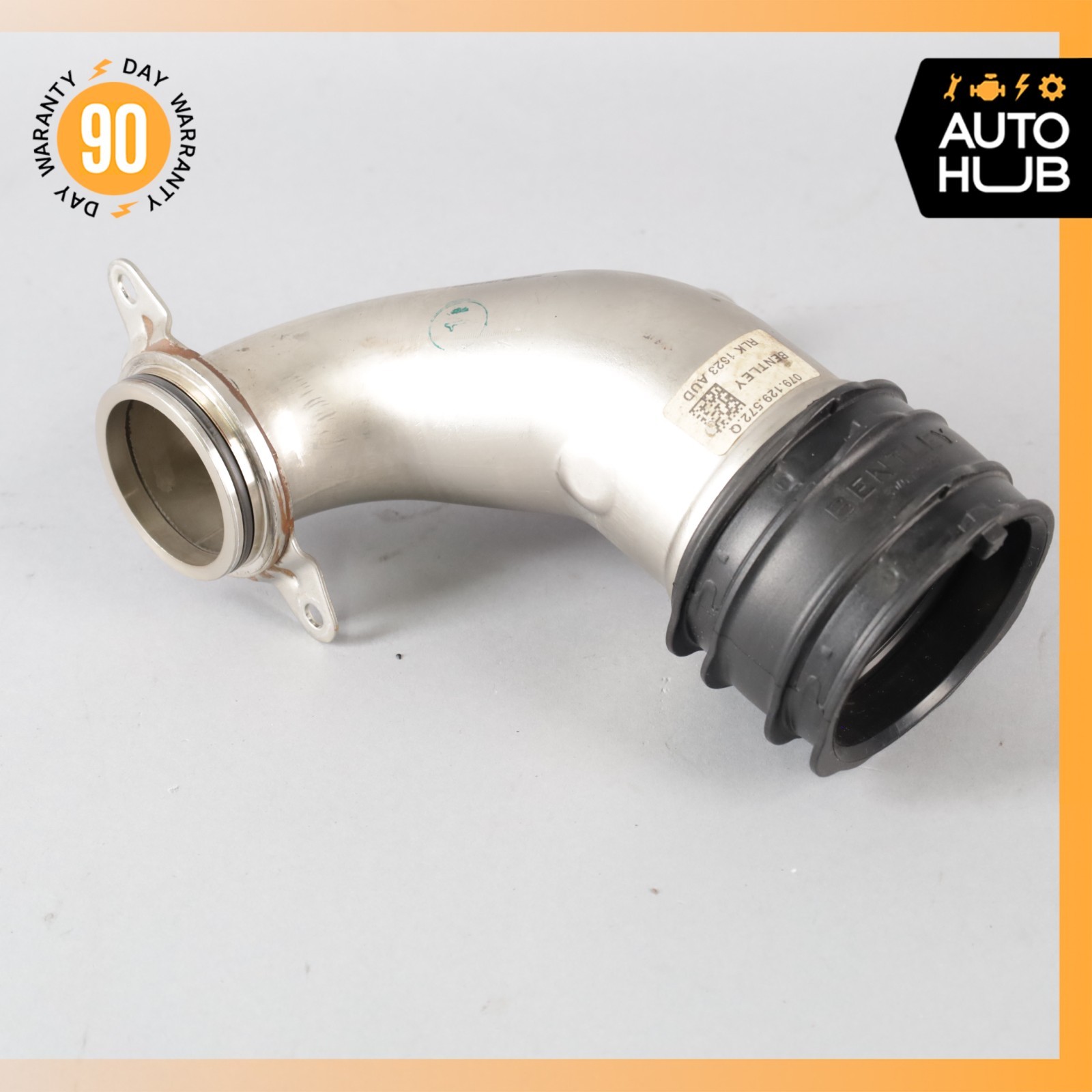 Bentley Continental GTC Right Turbo Air Intake Guide Pipe Duct 079129572Q OEM