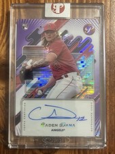 2025 Topps Pristine Caden Dana RC Auto Purple Refractor /99 Angels Rookie Auto