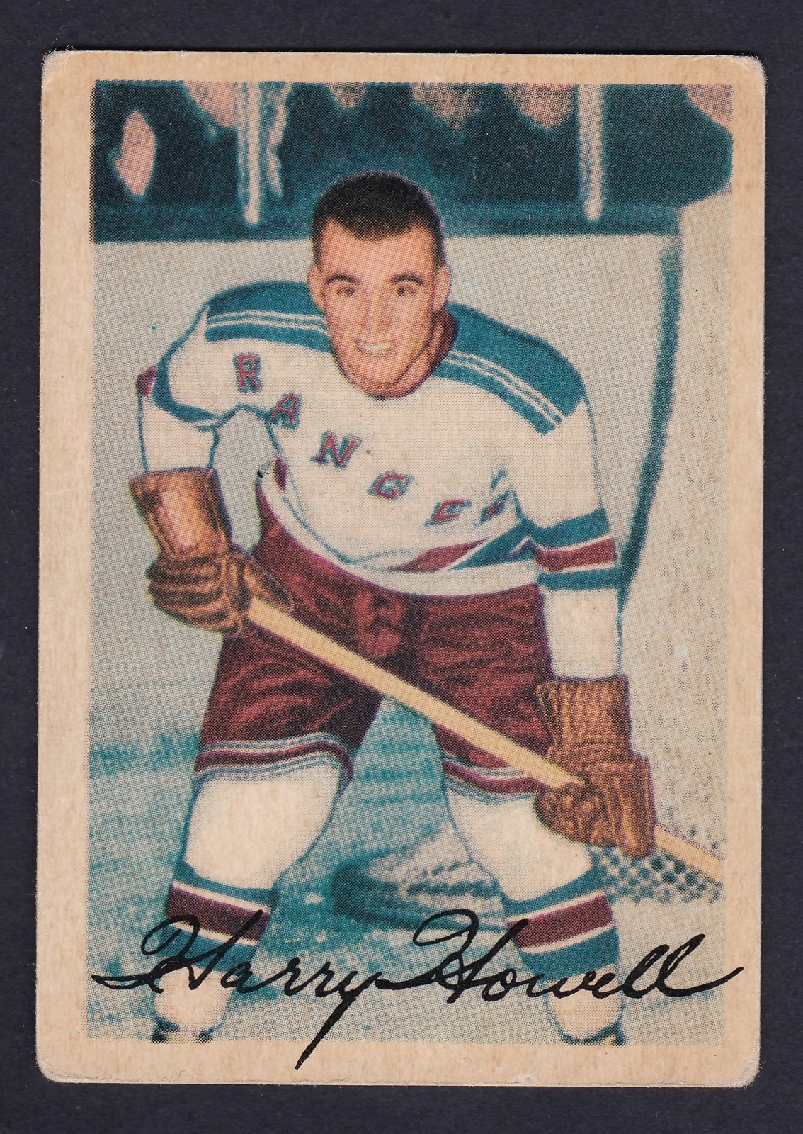 1953-54 Parkhurst HARRY HOWELL NY Rangers #57 ex
