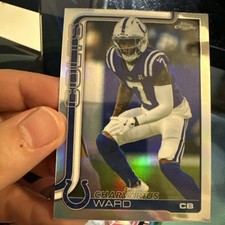 Charvarius Ward Colts 2025 Topps Chrome Refractor CB #129