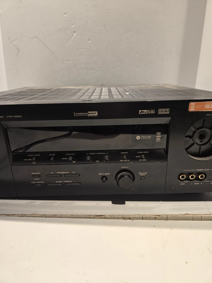 Yamaha HTR-5950 Natural Sound 330 Watts 6.1 Channel AV Receiver Untested Powers - Image 3 of 4
