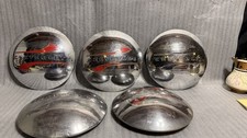 Vintage 19411948 Chevy Car Truck Dog Dish Hubcaps Set Of 5 Oem Vintage 19411948 Chevy Car Truck Dog Dish Hubcaps Set Of 5 Oem